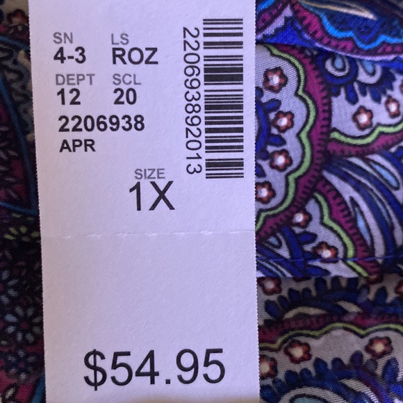 Colorful Mod Dress with Bell Sleeves - Picture 5 of 5